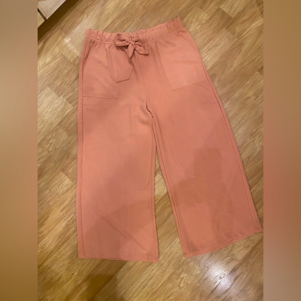 Rachel Pink Wide-Leg Pants